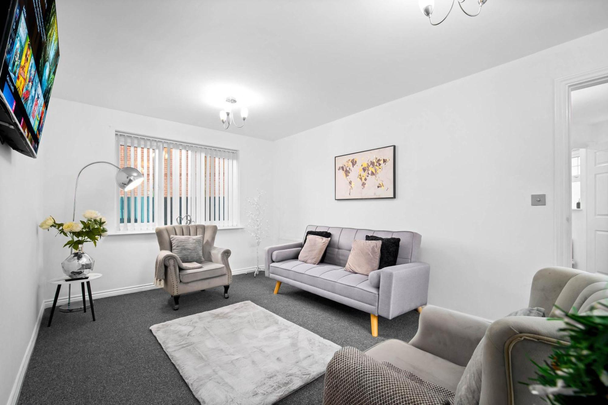 Harmony House 3 Bedroom New Build For Families, Contractors, Black Country Museum Sleeps 6 Tipton Buitenkant foto
